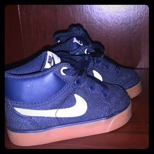 Denim Nike toddler sneakers